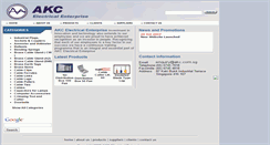 Desktop Screenshot of akc.com.sg