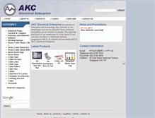 Tablet Screenshot of akc.com.sg