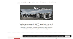 Desktop Screenshot of akc.no