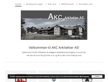 Tablet Screenshot of akc.no
